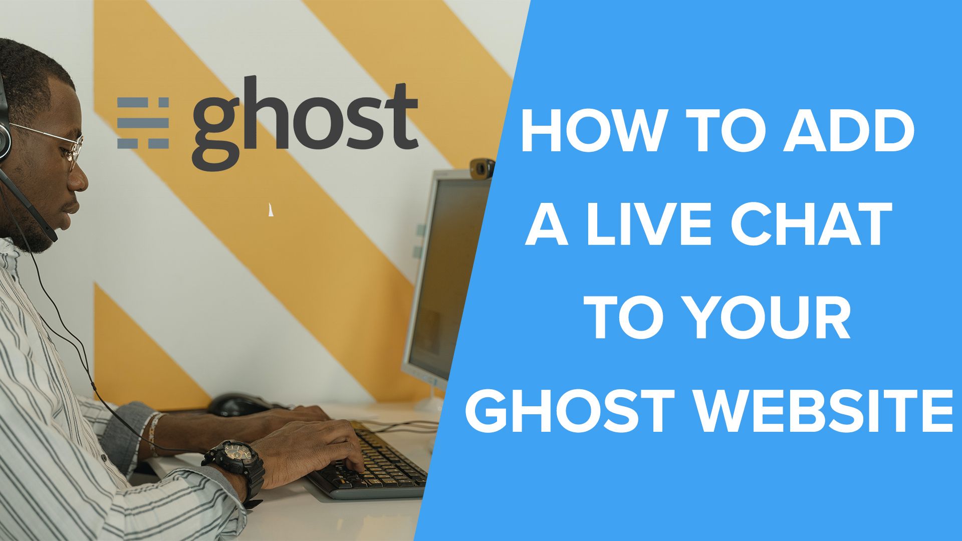 Add a live chat to your Ghost Website in 3 steps