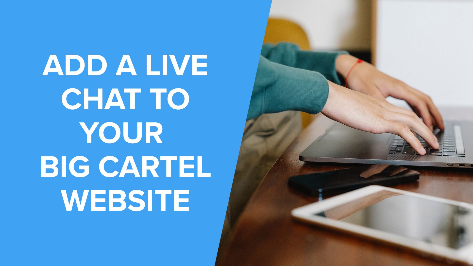 How to add a free live chat to your Big Cartel website