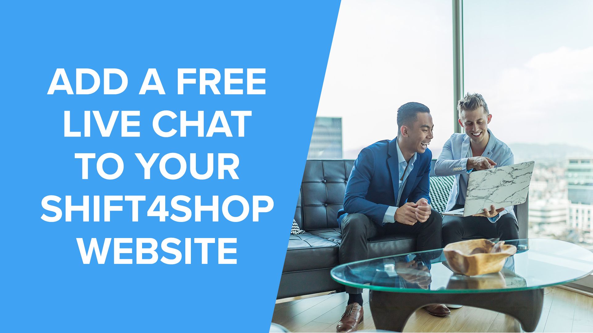 Add a live chat to your Shift4Shop website
